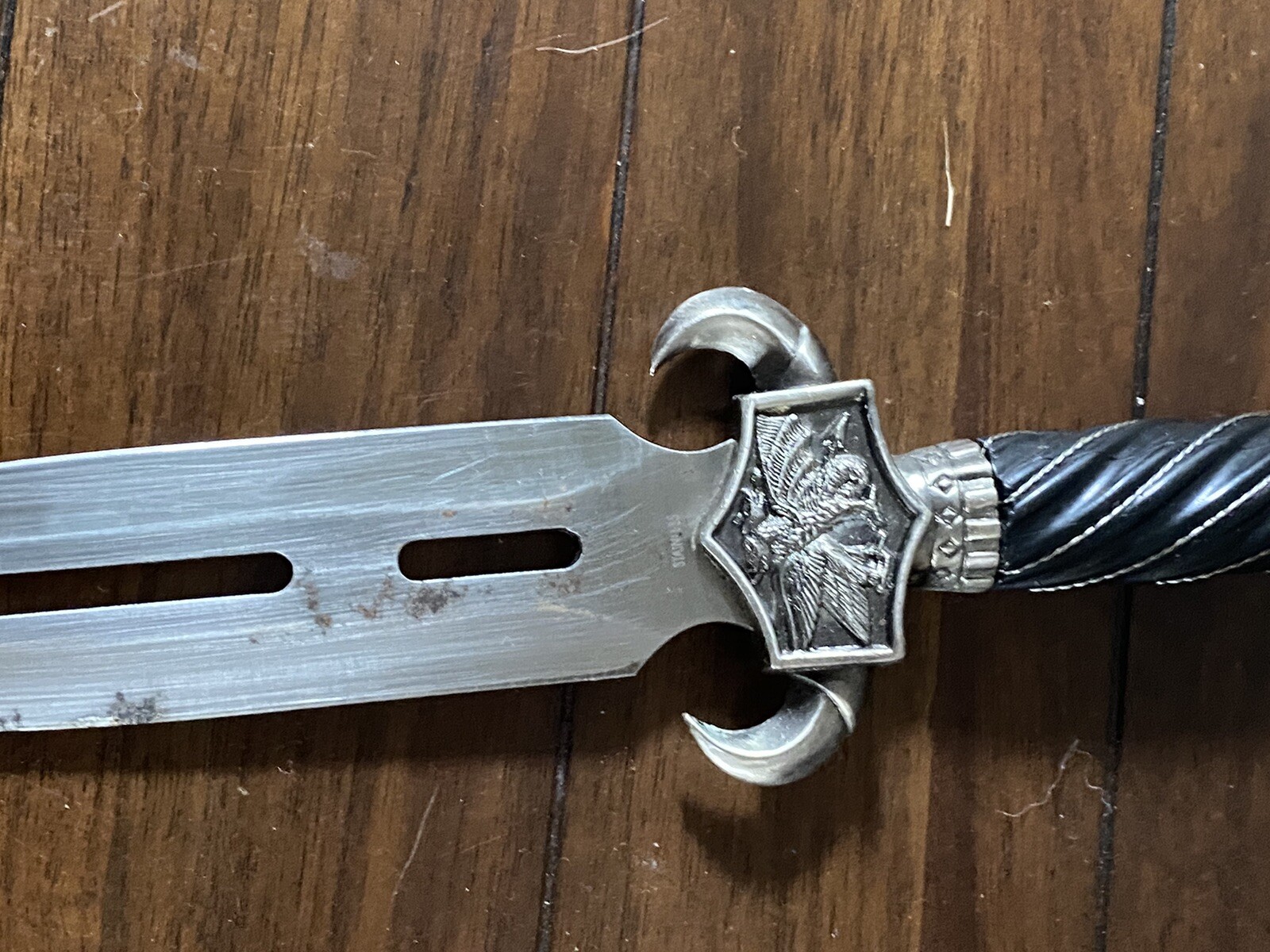 Double Dragon Claw Dagger + Sheath, Athame, Wiccan Pagan Ritual