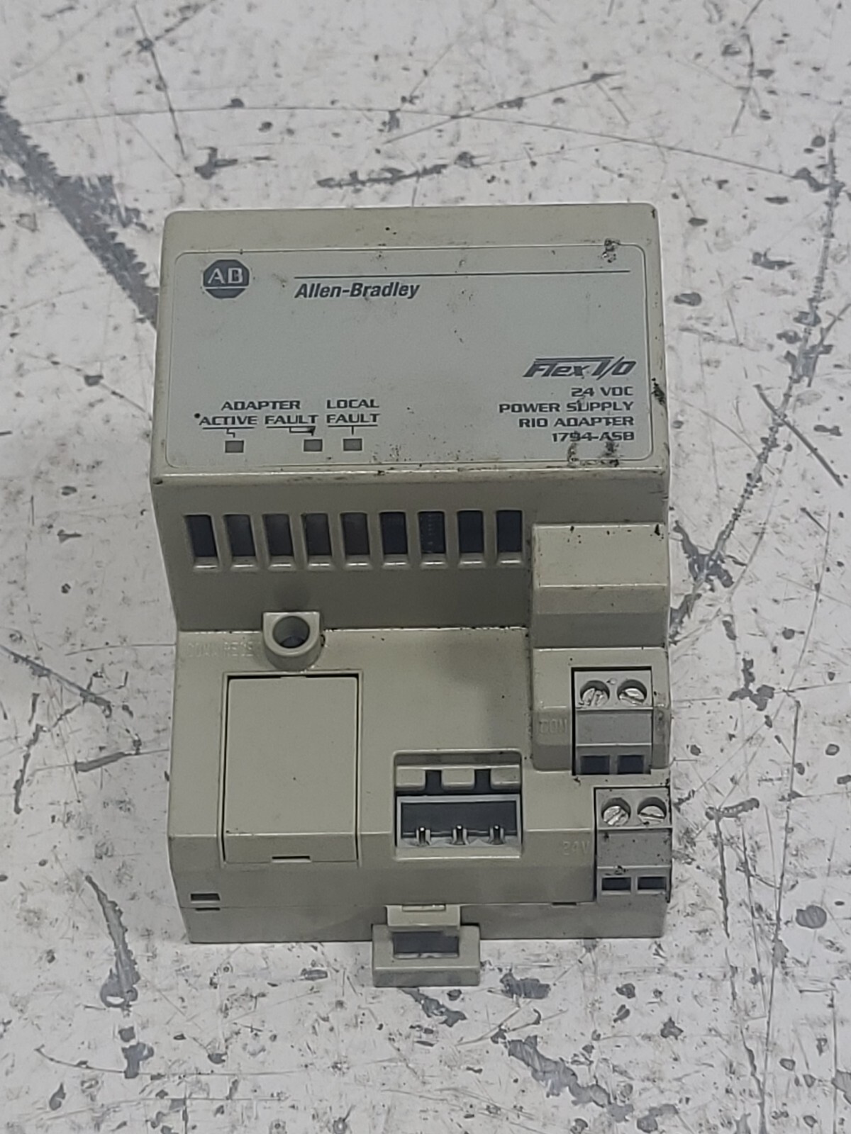 Allen-Bradley 1794-ASB SER.D Flex I/O Power Supply RIO Adapter 24VDC.
