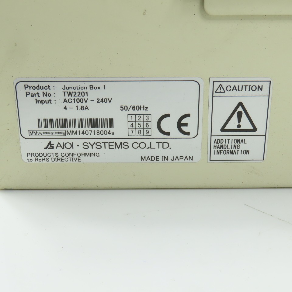 Aioi Systems TW2201 Controller Power Supply 100-240VAC Input