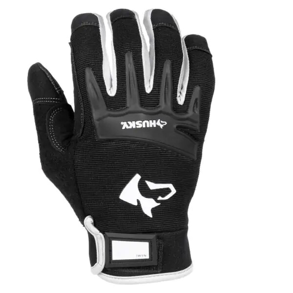 Husky Heavy Duty Mechanics Work Gloves Pair Size Large