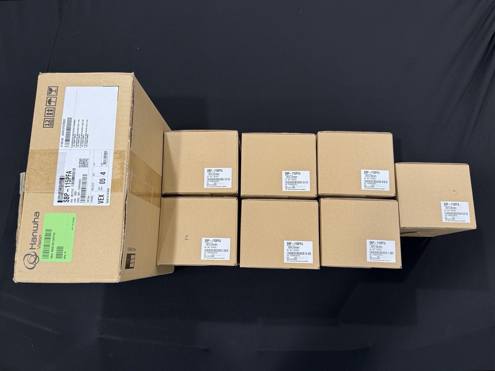 Lot of 32 Hanwha SBP-115PFA Wall and Pole Mount Adapters