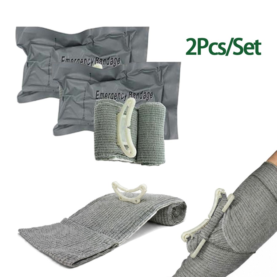 2P Israeli Emergency First Aid Bandage 4 Inch Compression Bandage Wound Dressing