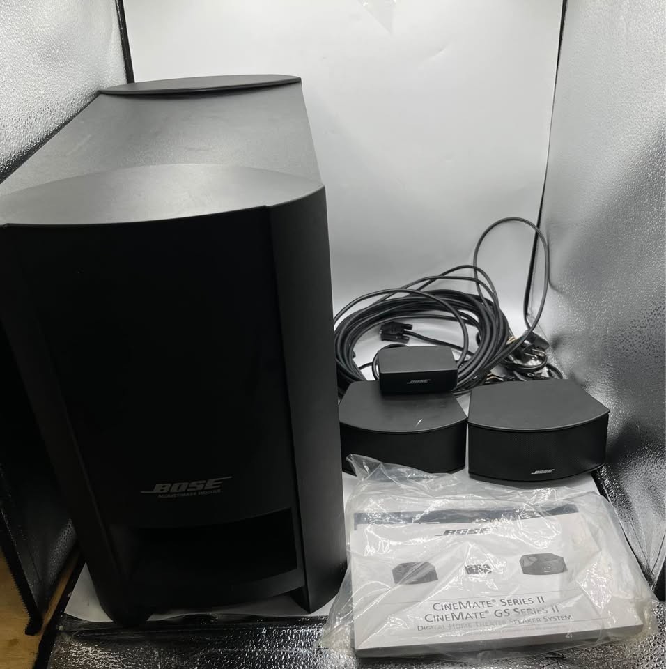 Cinemate GS II Digital Home Theater 2.1 Bose System Optical + RCA Input, Remote