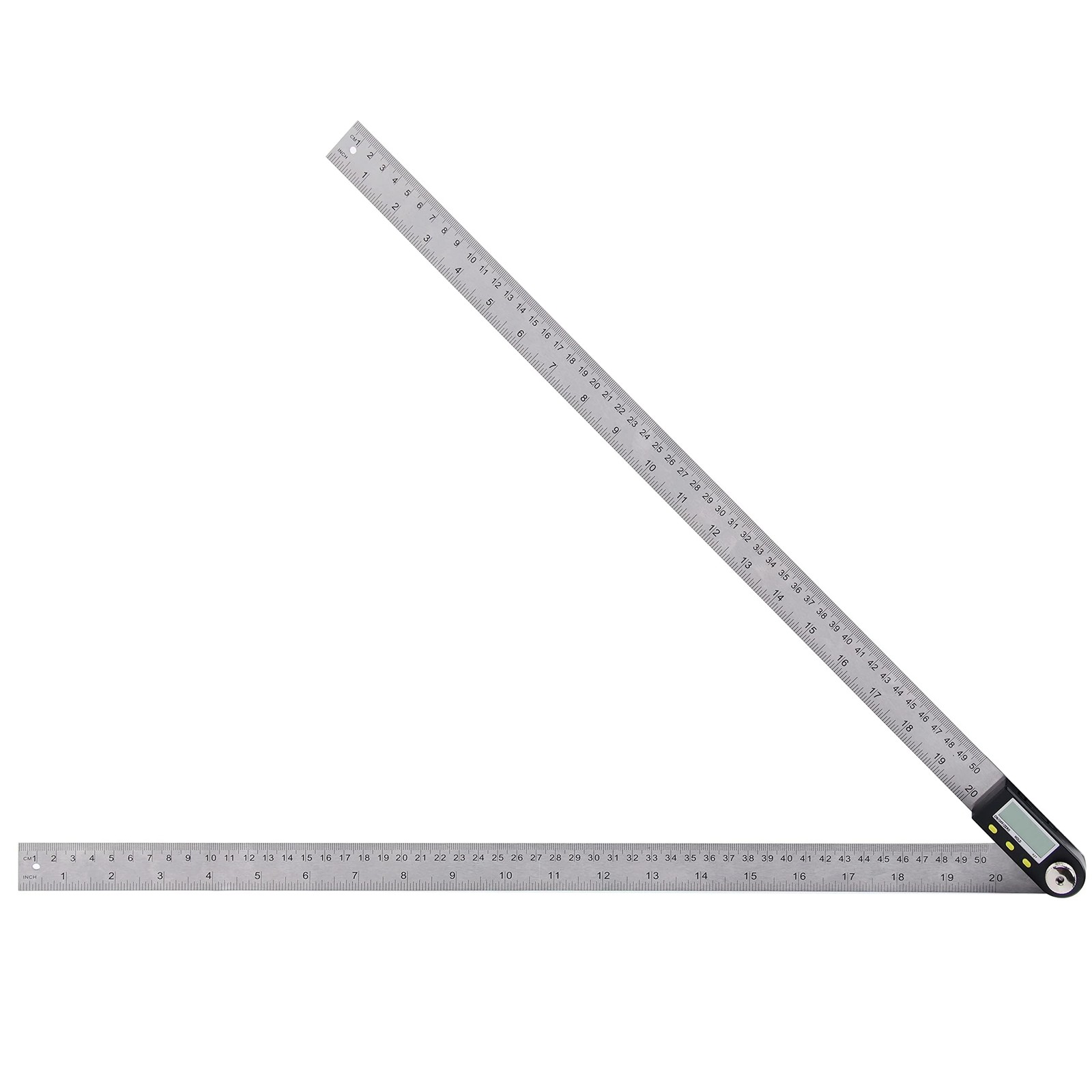 Yangoutool Digital Angle Ruler 20inches/500mm Stainless Steel Digital Angle Find
