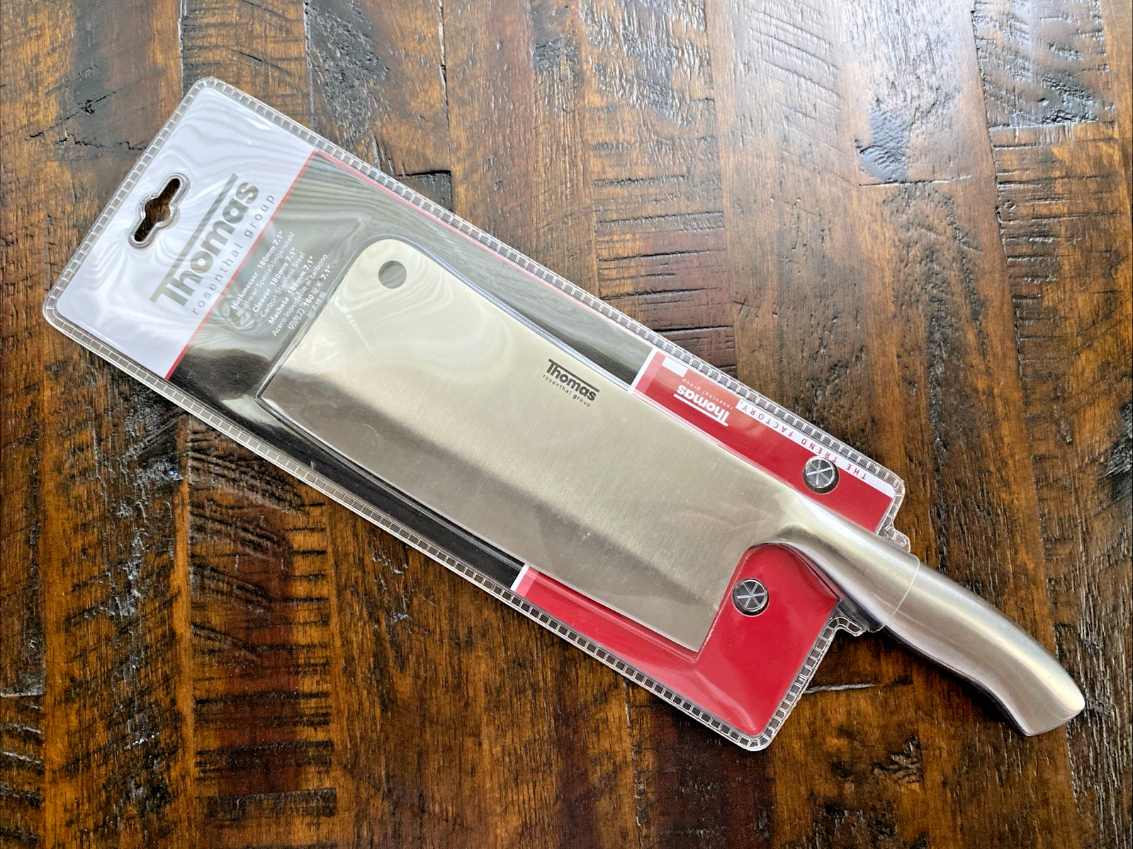 Thomas Rosenthal Group "Hackmaster" Cleaver 180 mm/7.1" Carbon Steel NEW