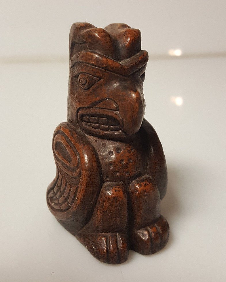 Totem pole figure Bird Soft Resin Material