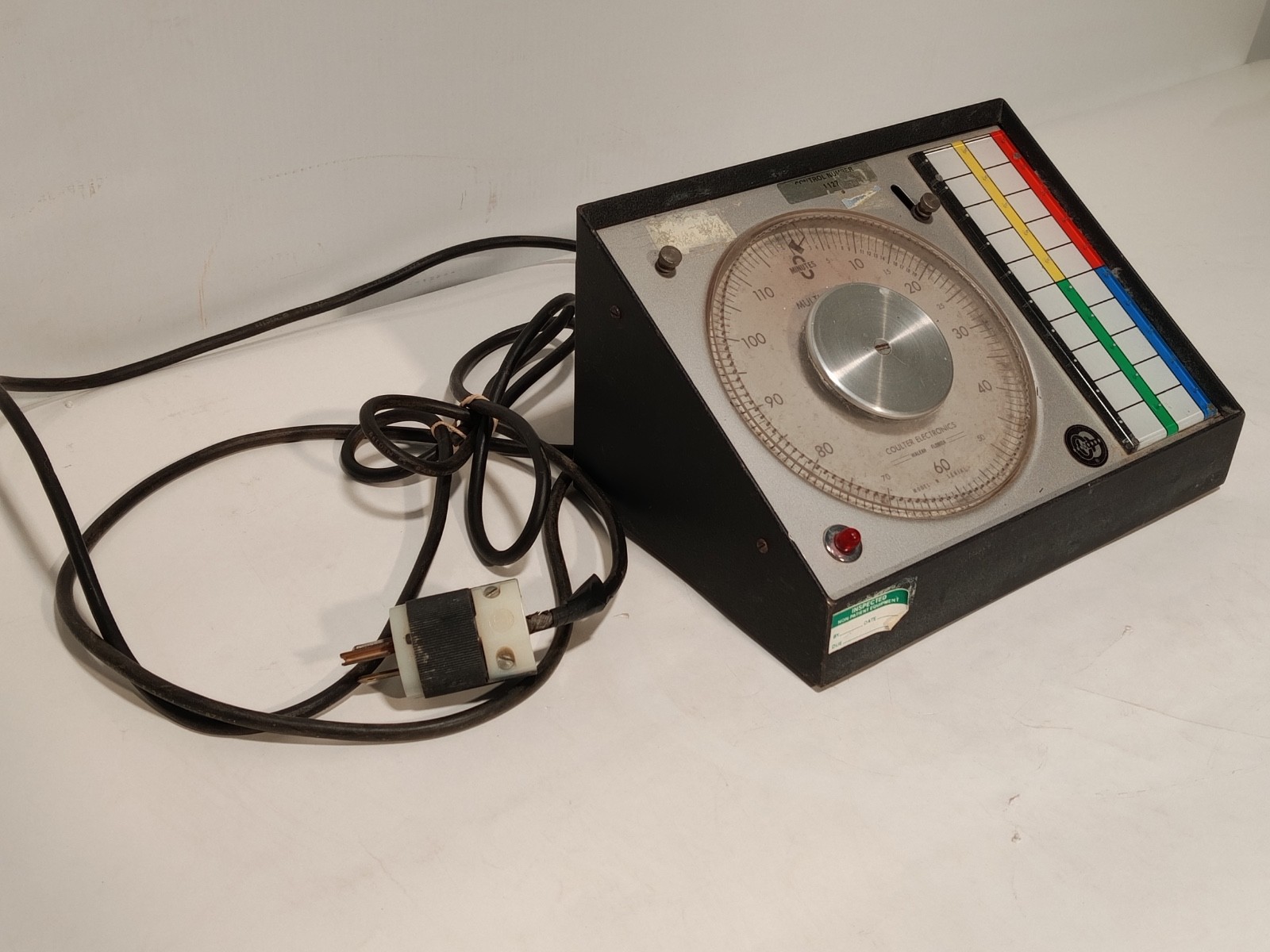 Coulter Electronics 6604429 Model N Multi-Timer 1-120 Minute Range As Pictured