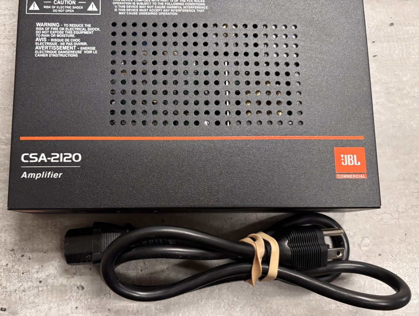 JBL CSA-2120 120W Power Amplifier - 2 Channel