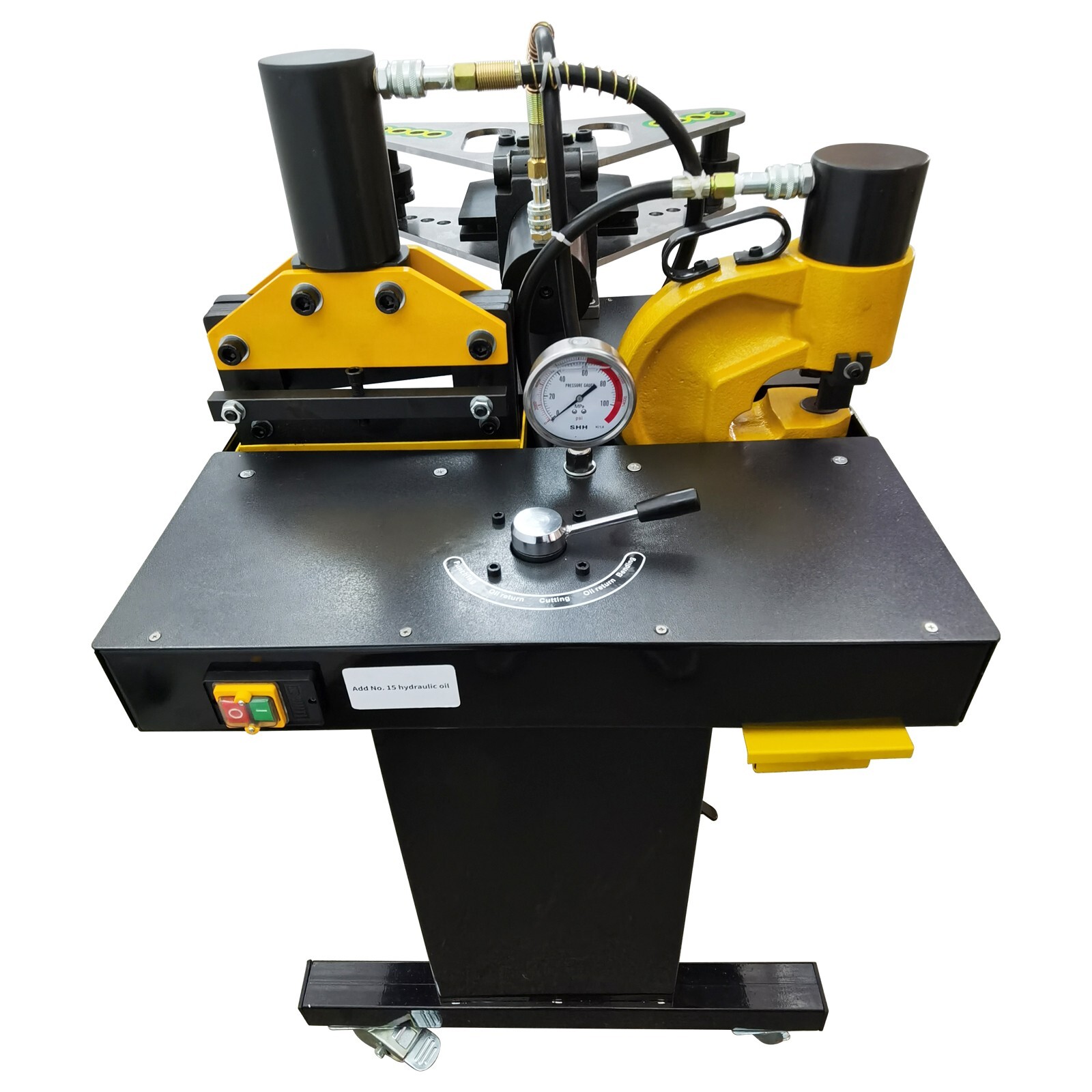 5 in 1 Bus Processing Machine Multi-functional Puncher Cutting Punching Bending