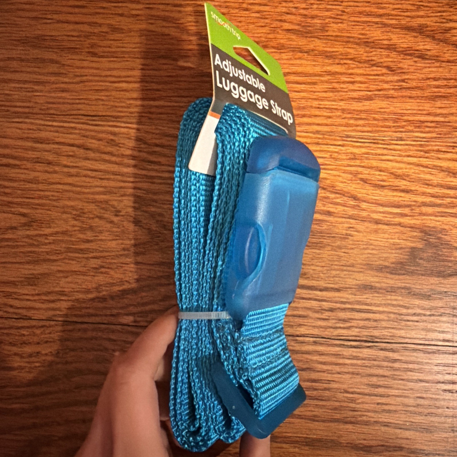 NEW Smooth Trip Blue Adjustable Luggage Strap Up To 83”
