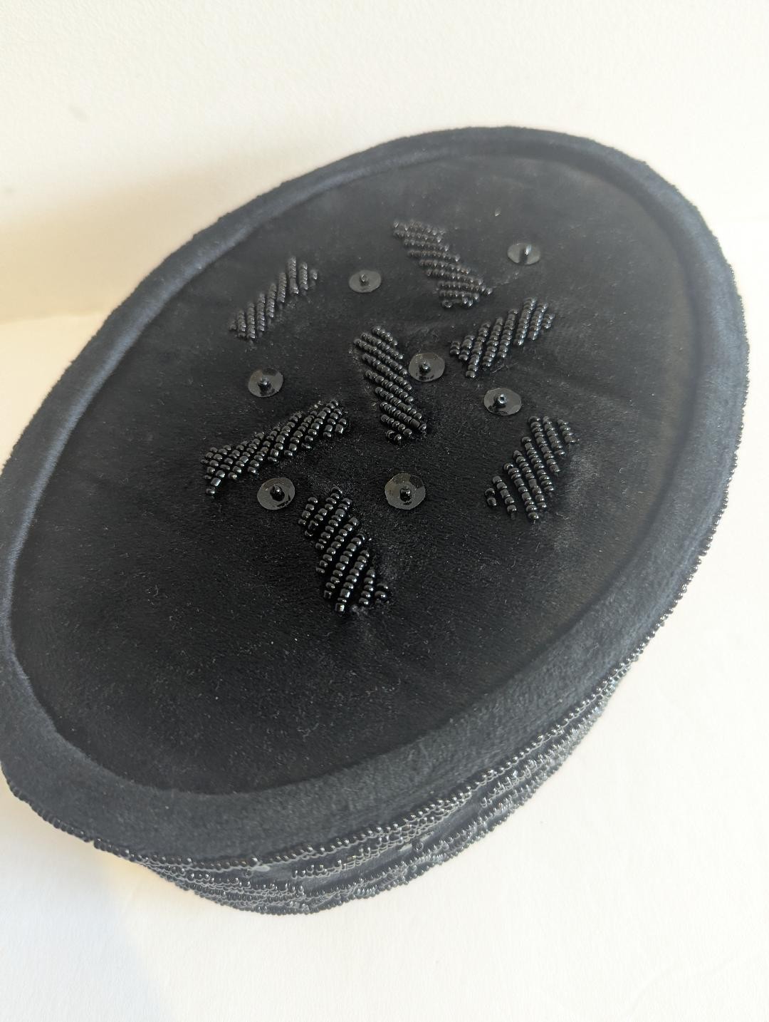 African (Nigerian) Velvet Hat (black)