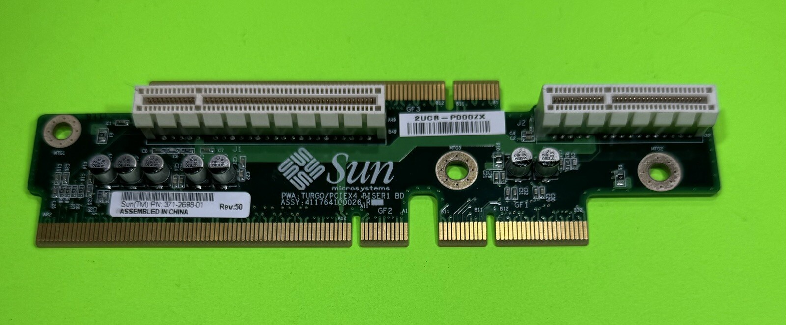Sun / Oracle 371-2698 PCI-Express / XAUI Riser-1 for Netra T5220 / 411764100026