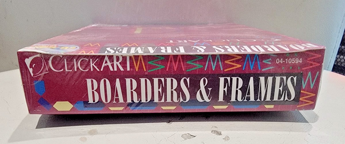 Boarders & Frames ClickART CD ROM; Windows; NOS/CIB
