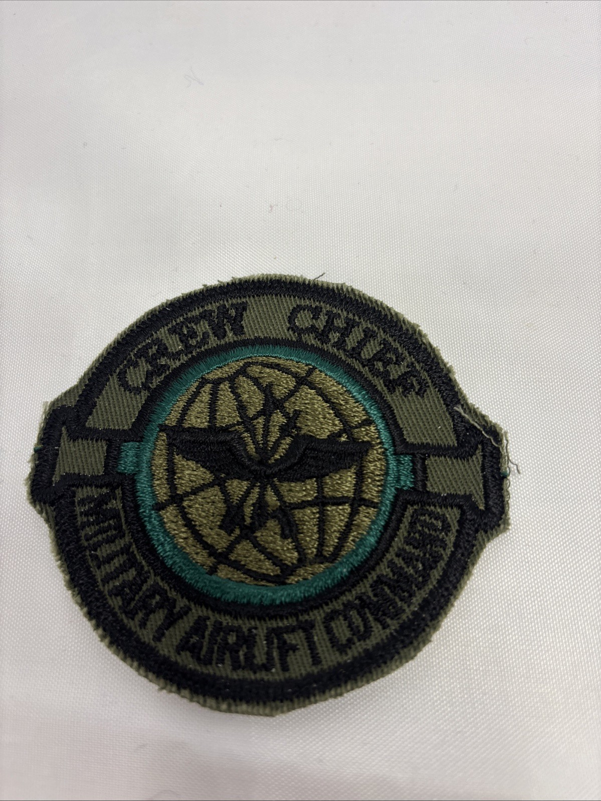 USAF US Air Force Crew Chief Military Airlift Command SUBDUED Patch