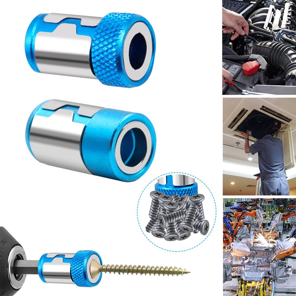 Magnetic Ring Metal Screwdriver Head Steel Sleeve Electric Screwdriver-Bit