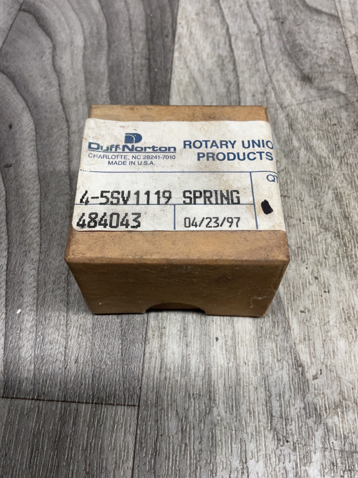 Duff Norton 4-5SV1119 Spring, 484043 *QTY. 5* NOS #4021X105