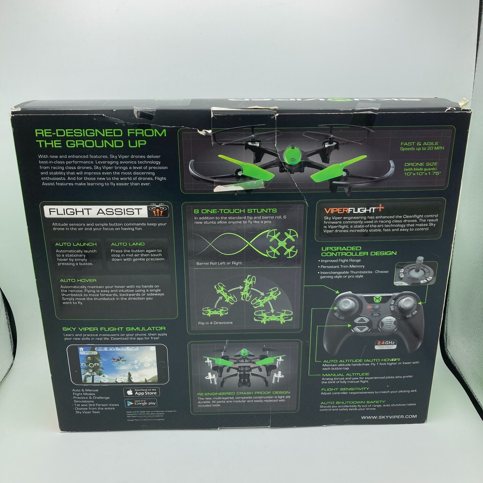 Sky Viper s1700 Stunt Drone Performance Series 2.4GHz
