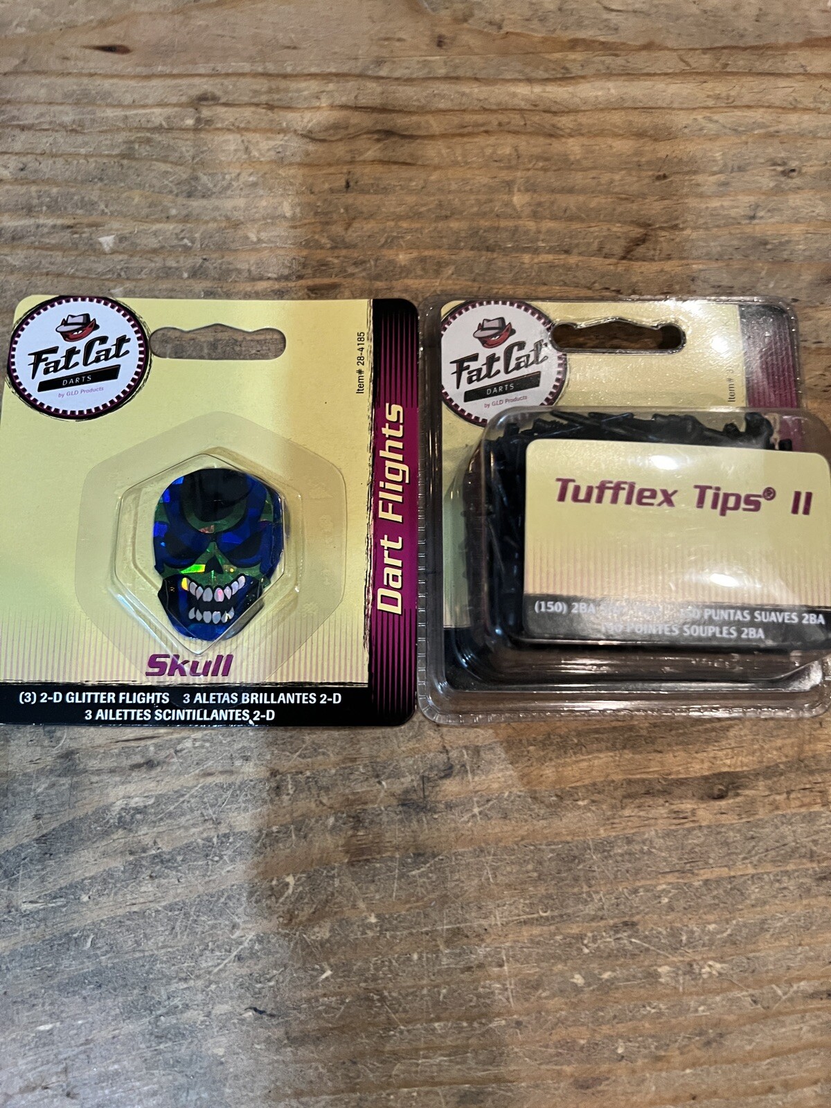 FAT CAT 150CT TUFFLEX TIPS 2 SOFT TIP POINTS -NIB-Sealed-Ships  Plus 3 Skull Da