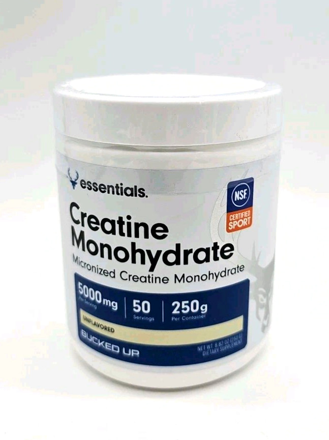 Bucked Up Creatine Monohydrate Micronized Powder Essential 10/26 - Size: 8.82 oz
