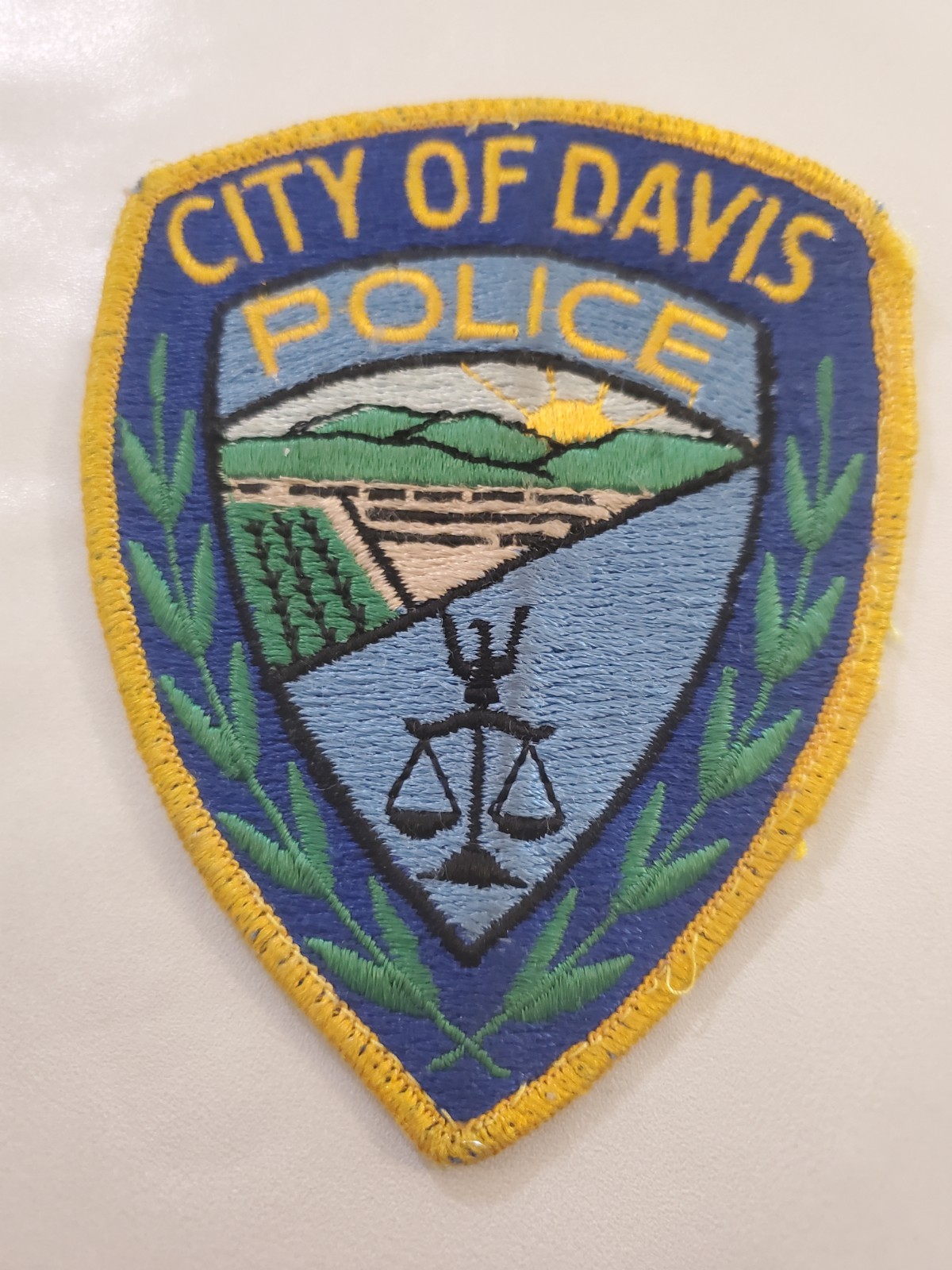 Obsolete Davis Police Department, California
