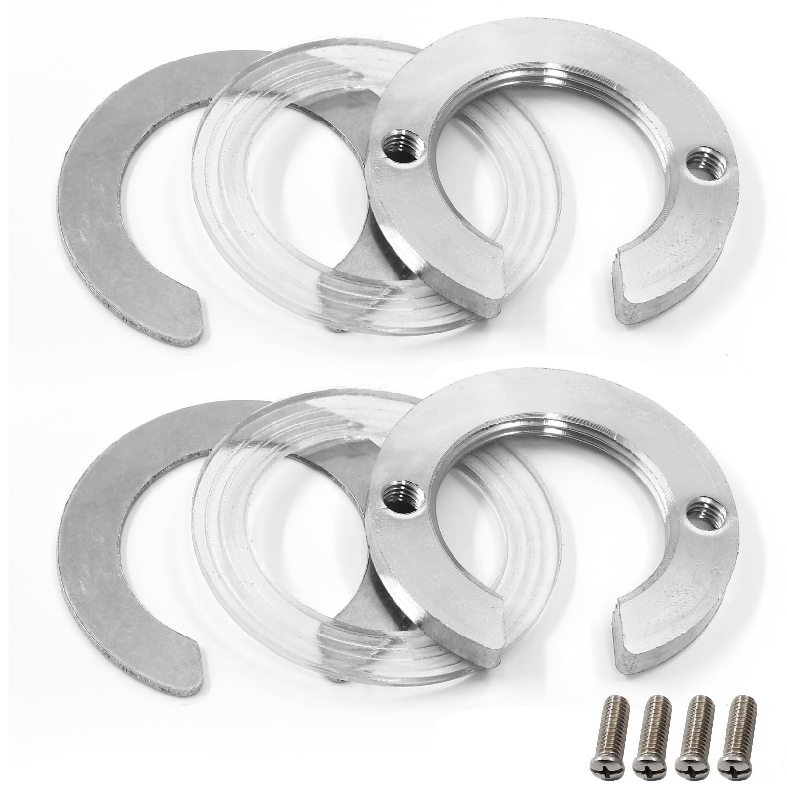 2 Set 1.22inch/31mm Kitchen Faucet Fixing Nut Kit, Antiloosing Faucet Lock Nu...