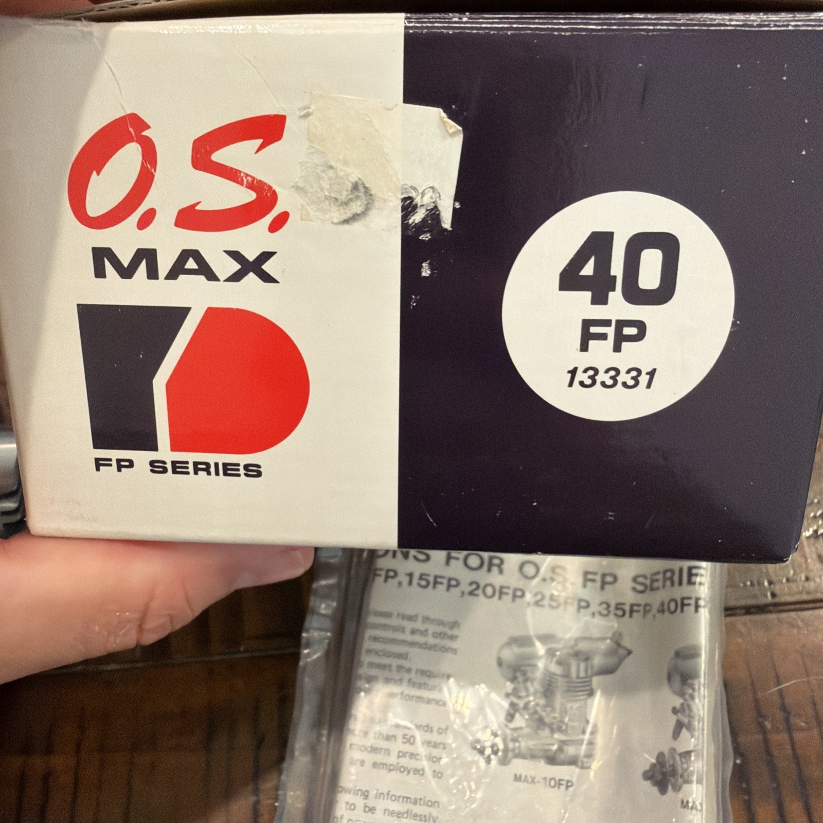 Os Max 40 Fp Nitro Rc Model Airplane Engine NOS New In Box