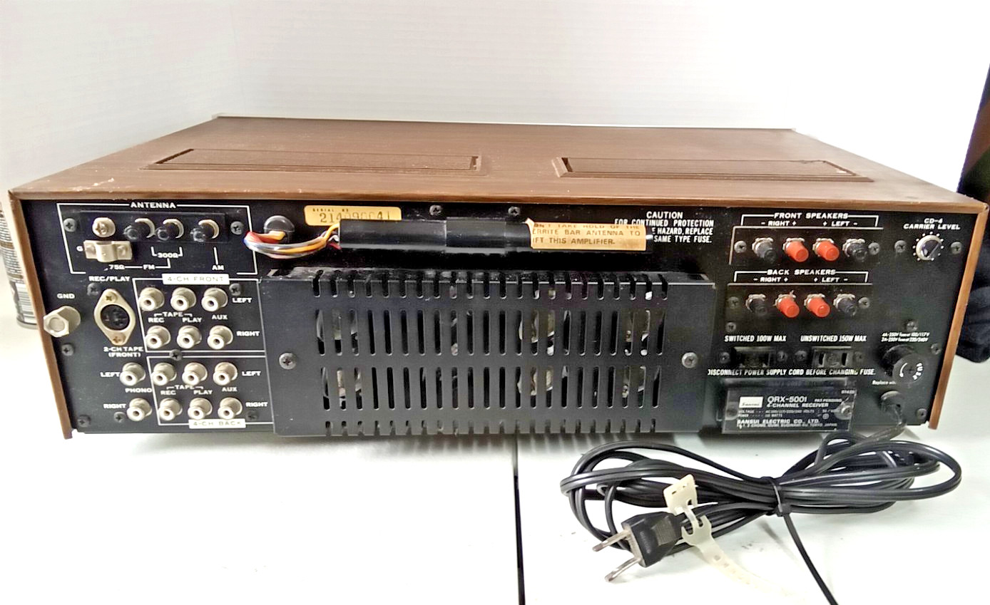 Sansui QRX-5001 4-Channel Quadraphonic Stereo Receiver - Working! TESTED!!!