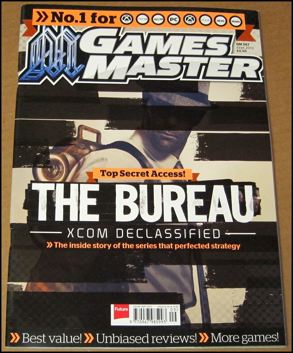 Sept 2013 Games Master Magazine The Bureau XCOM Declassified Video Game Reviews