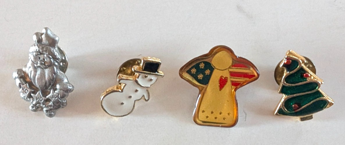 4 Christmas / Holiday Pins
