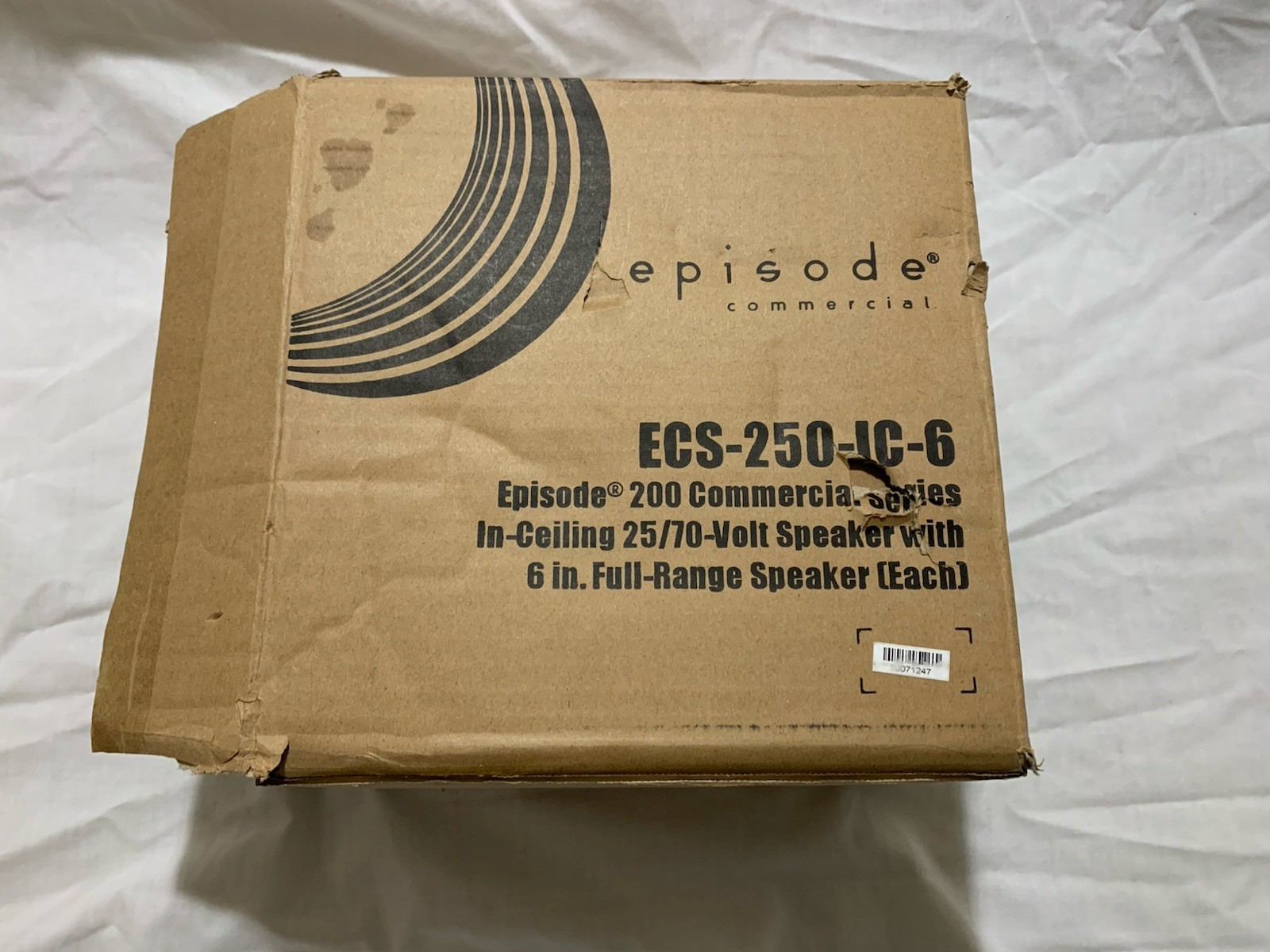 Episode ECS-250-IC-6, Commercial Series In-Ceiling 25/70-Volt Two-Way Speaker