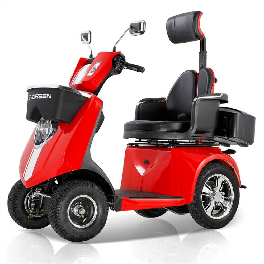 800W 4-Wheels Travel Mobility Scooter 60V 20AH battery Motor for Adult Senior