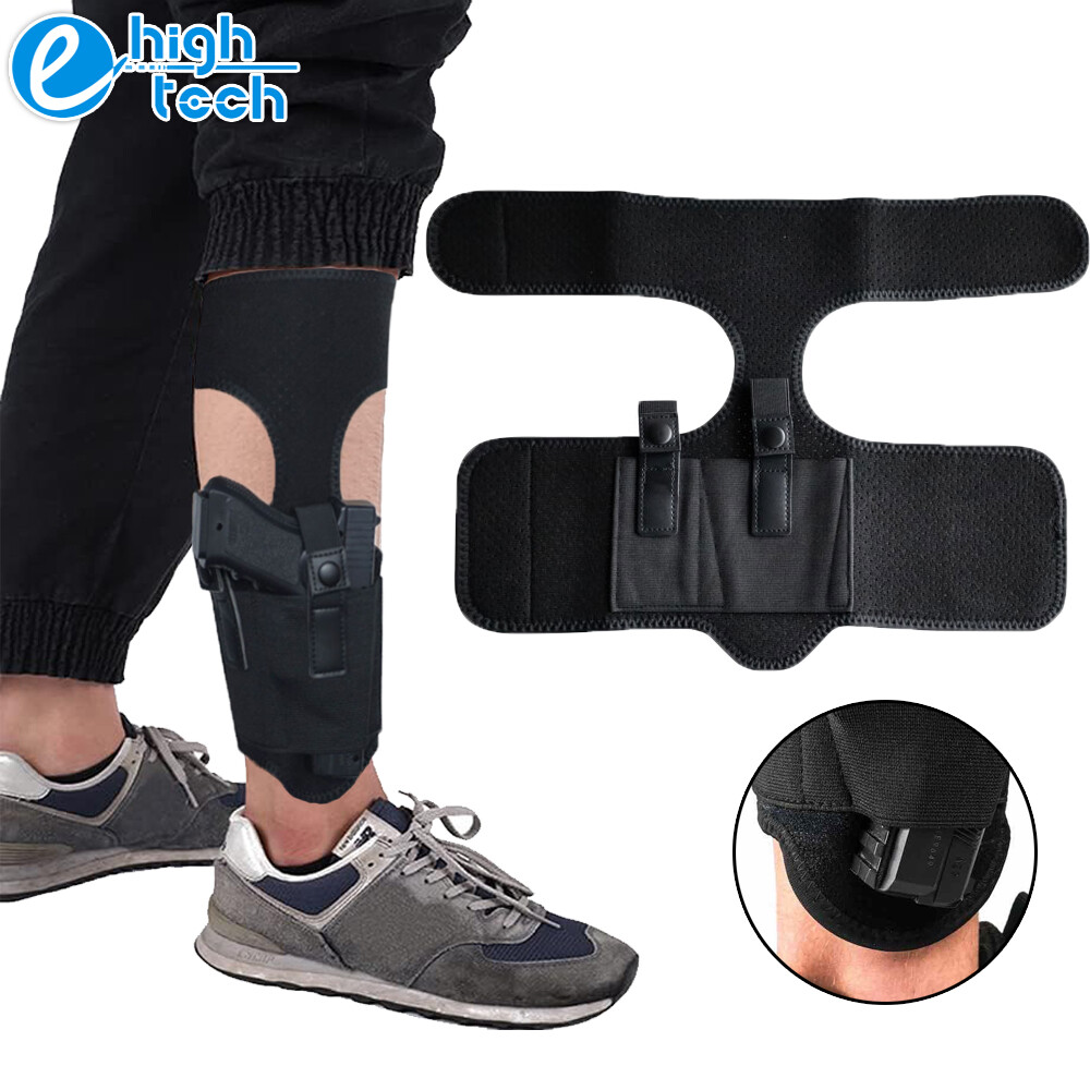 Ankle Holster Concealed Carry Tactical Leg Pistols Gun Holder w/ Magazine Pocket