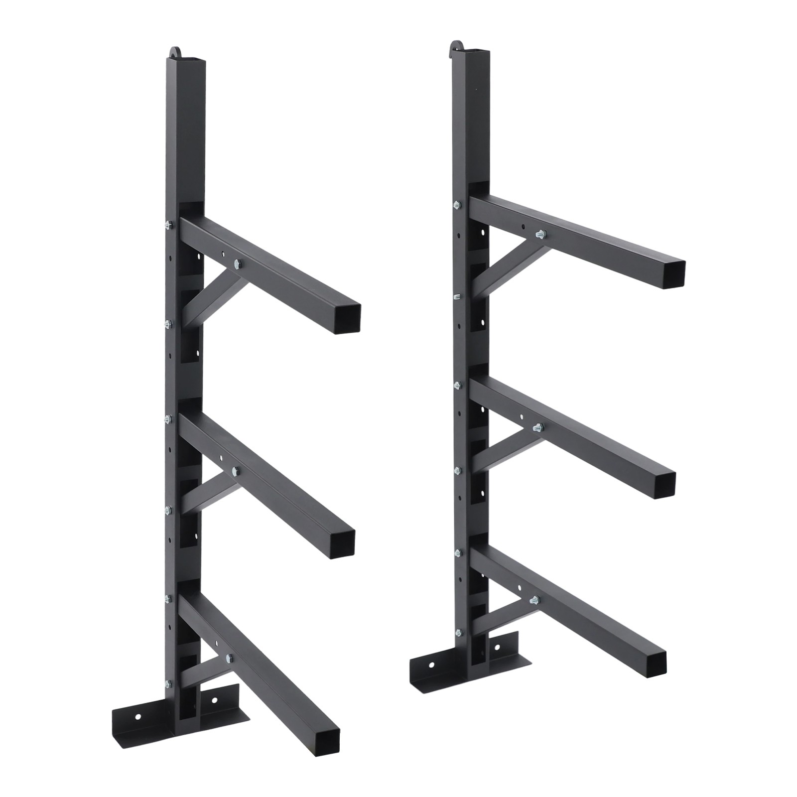 2Pcs Container Shelving Bracket Set 3-Tier Cargo Container Storage Shelf Bracket