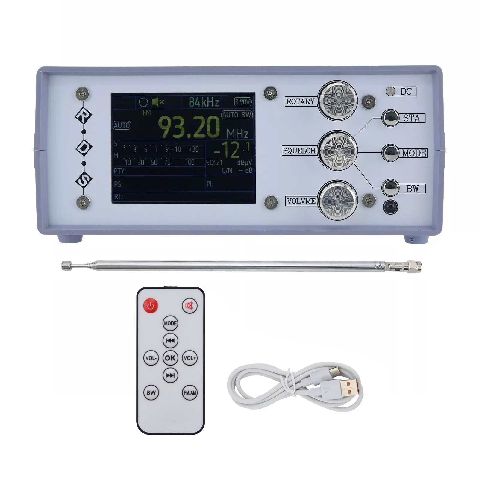 TEF6686 Desktop Radio Support DSP RDS AM FM LW MW SW Full Band Radio Home Indoor