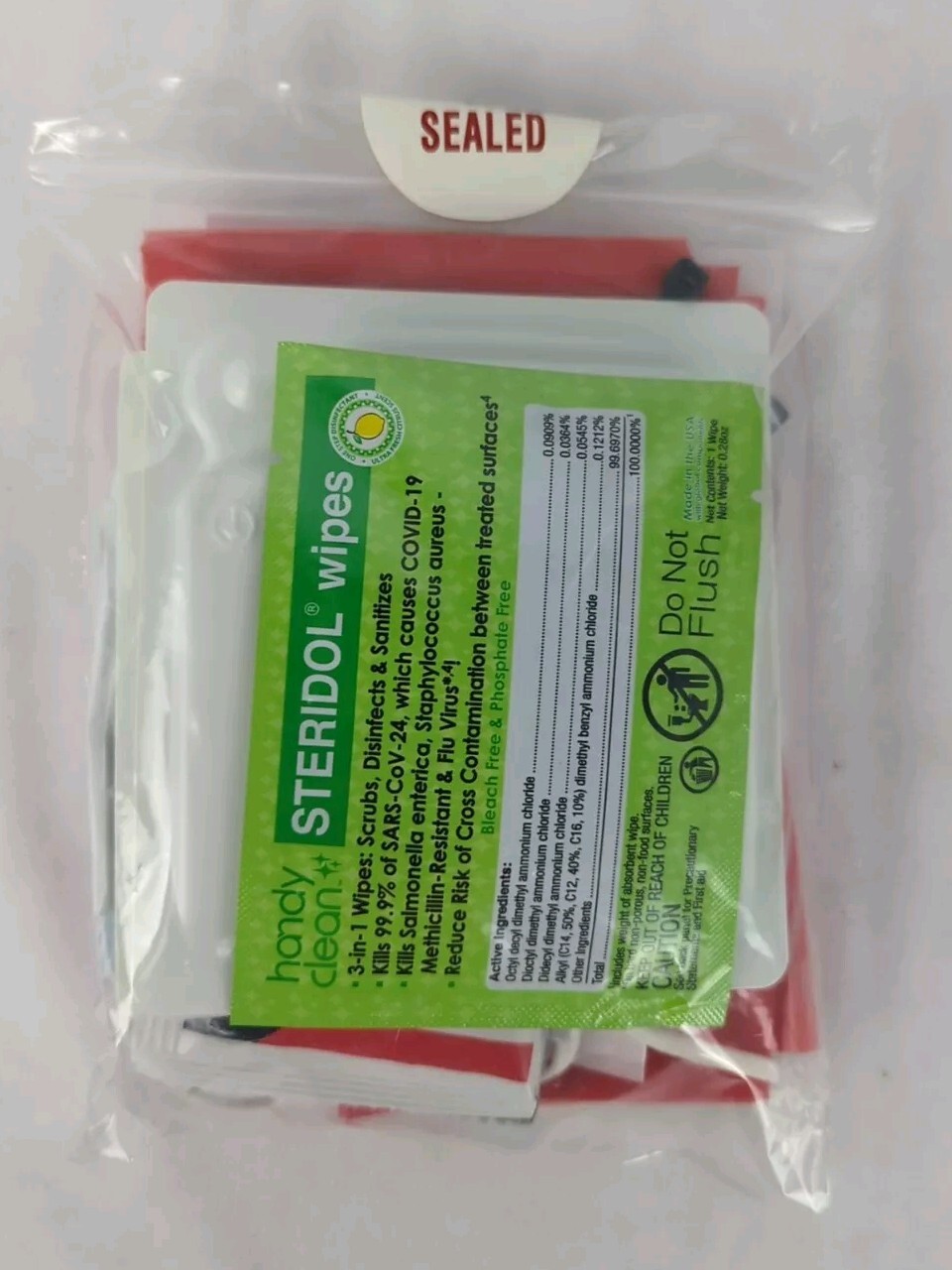 1 Standard Emergency Spill Clean Up Kit 10 Pieces Spirit Aircraft Compliant
