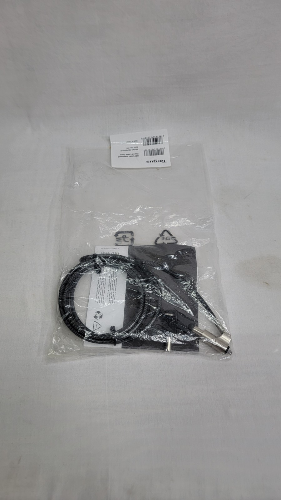 Targus DEFCON Trapezoid Keyed Cable Lock ASP65GLX