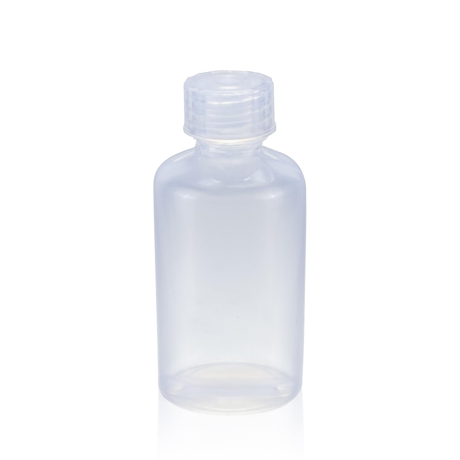 60ML PFA Narrow Mouth Bottle, Lab Plastic Sample Reagent Bottle with Screw Ca...