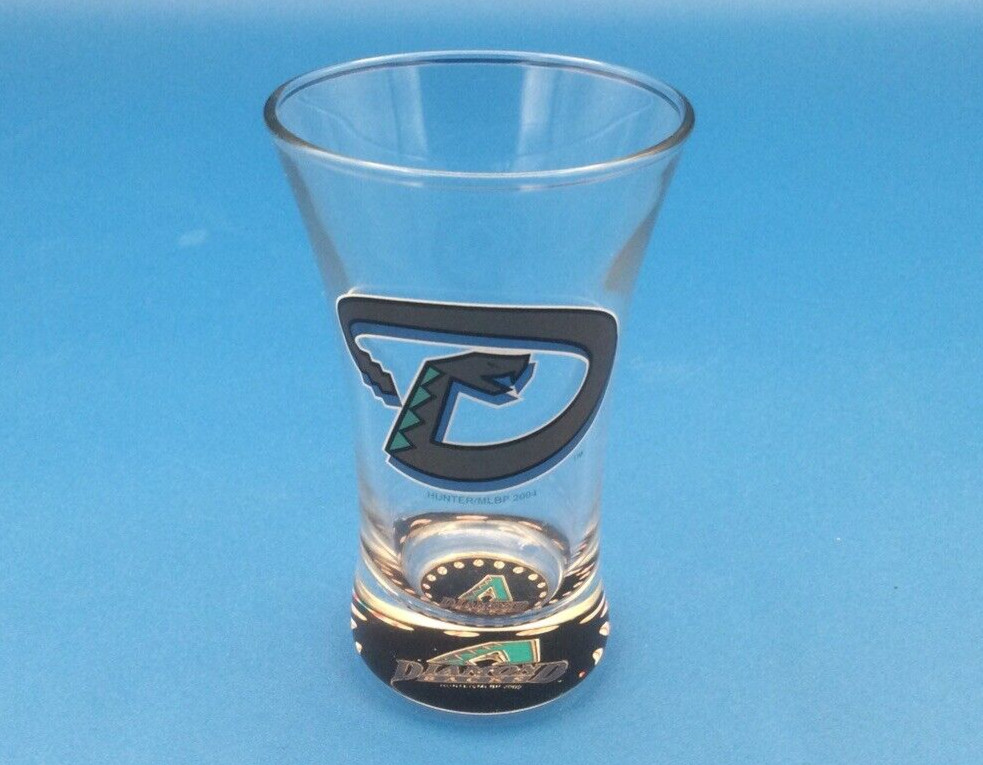 Arizona Diamondbacks Flared Clear Shot Glass NICE Fast Free Shipping!