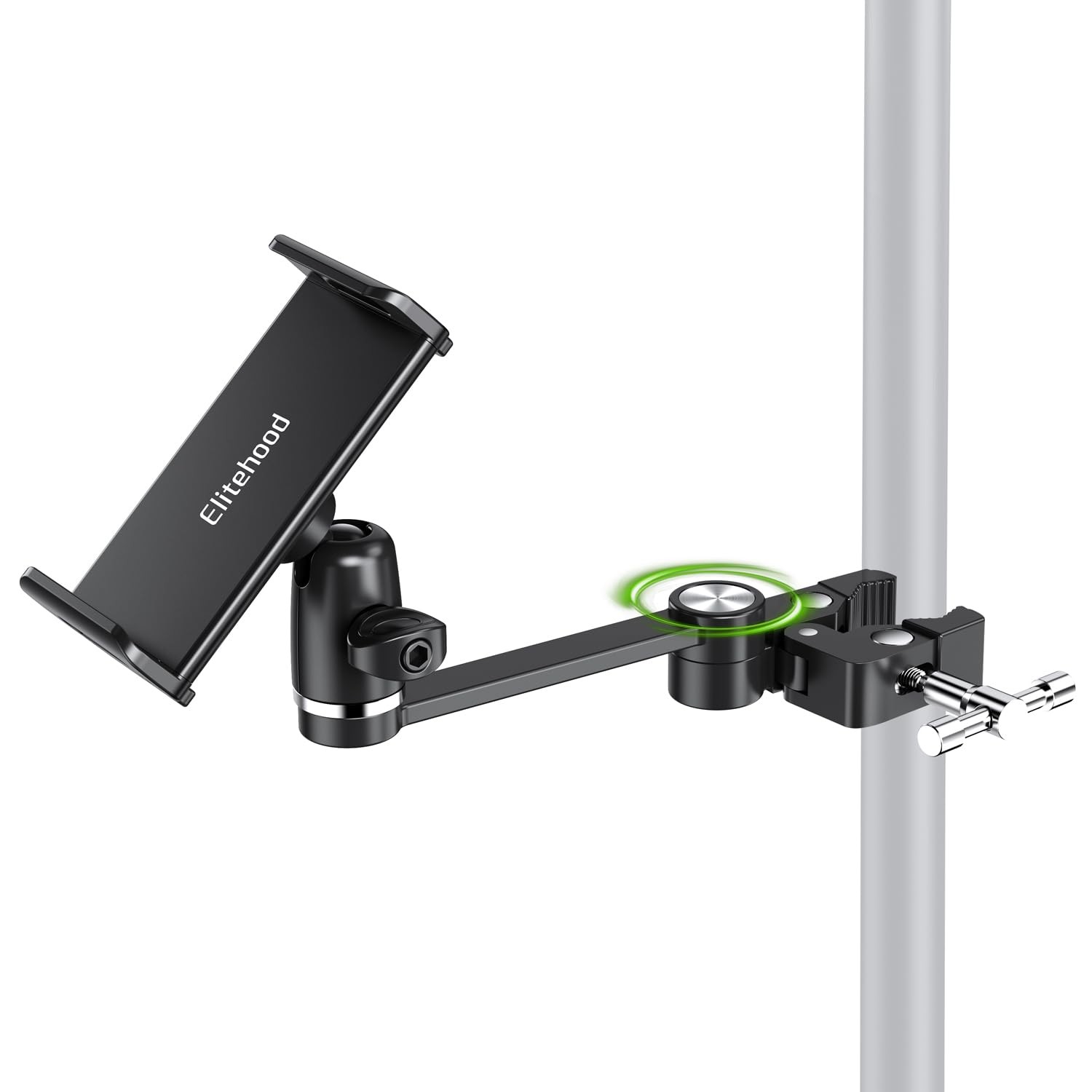 8.5in Long Arm iPad Mic Stand Holder for Microphone Music Stand