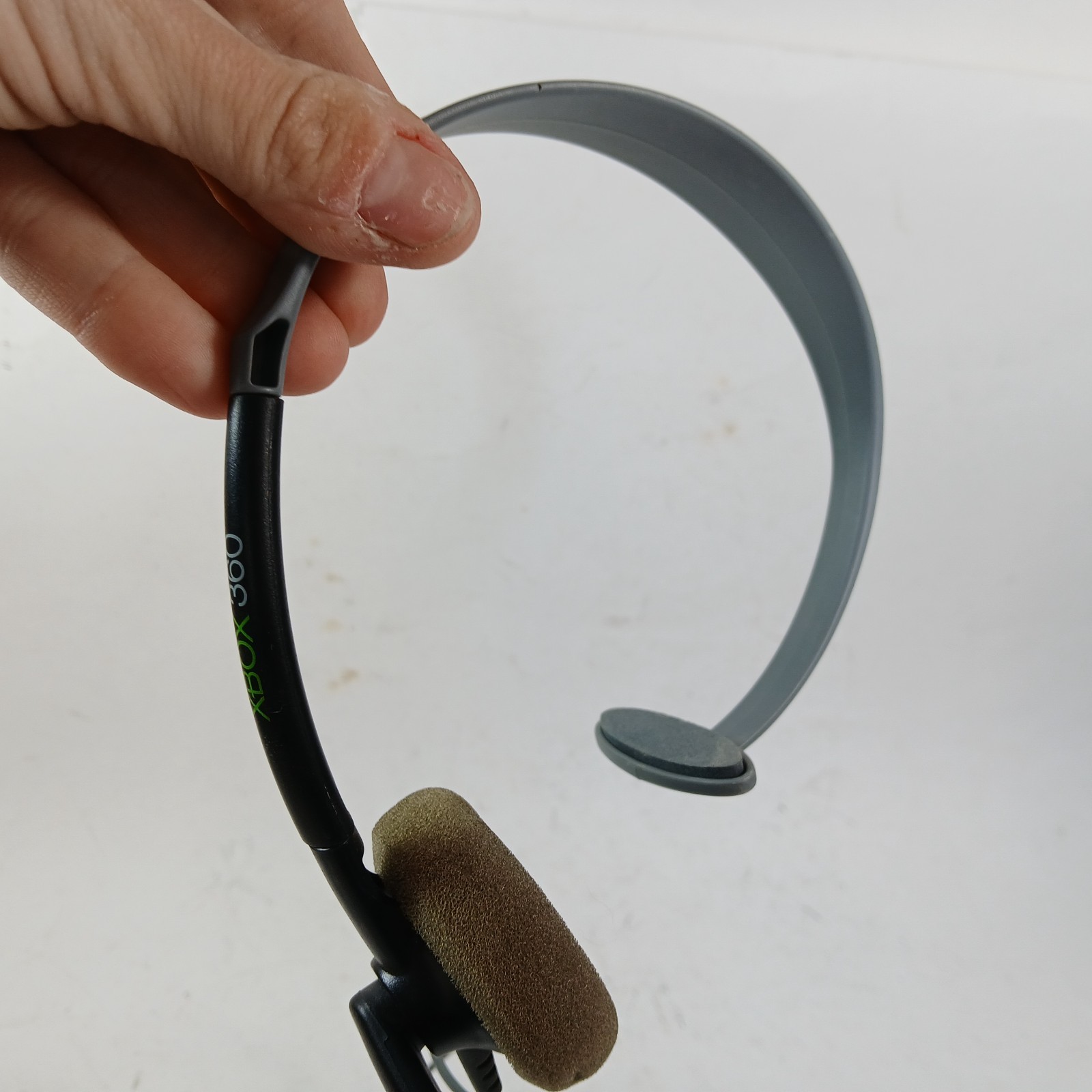 Microsoft XBOX 360 Live Headset White & Gray Headband Wired