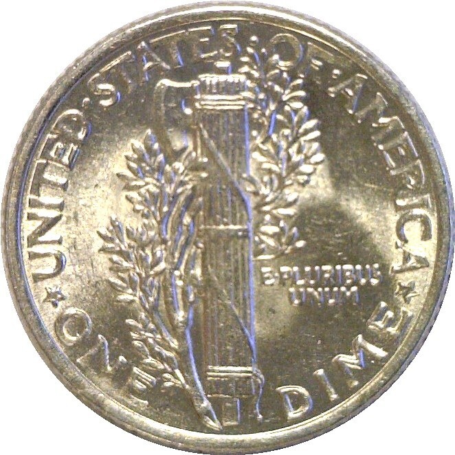 1940 10C Mercury Dime Silver Uncirculated