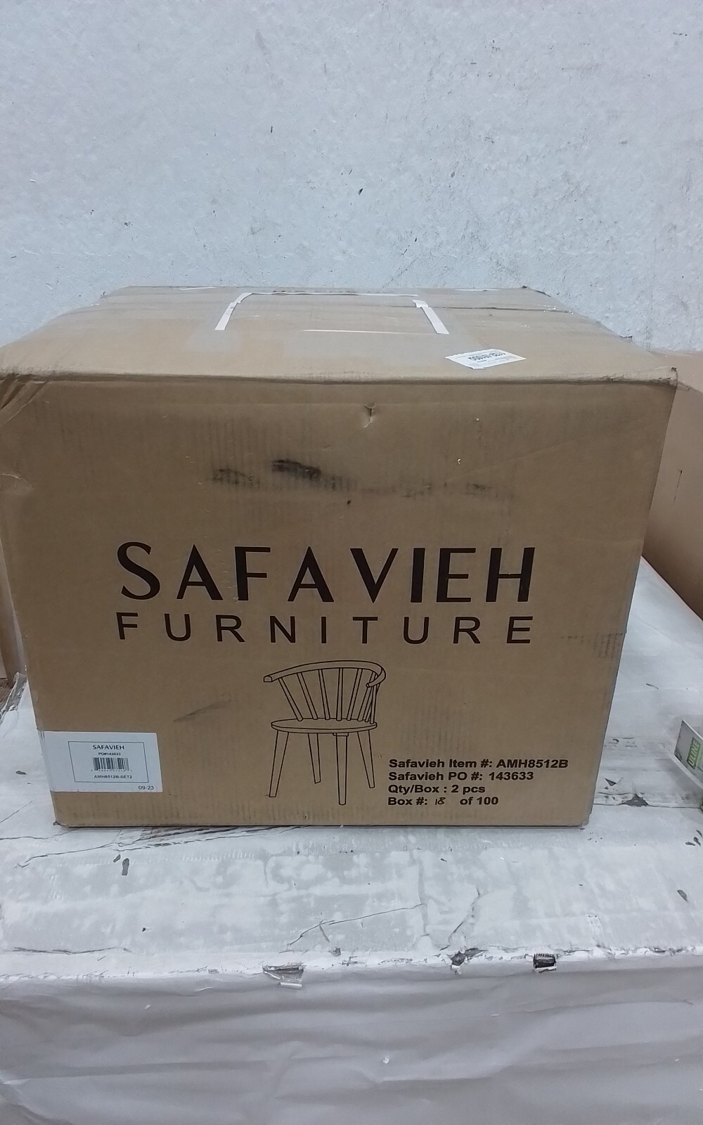 Safavieh BLANCHARD SIDE CHAIR, Reduced Price 2172734437 AMH8512B