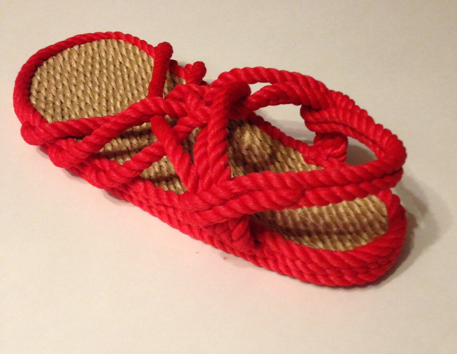 Rope Sandals Women's Size 8 Medium Width red