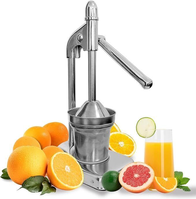 Commercial Manual Hand Press Orange Lemon Juicer Fruit Squeezer Press Machine *