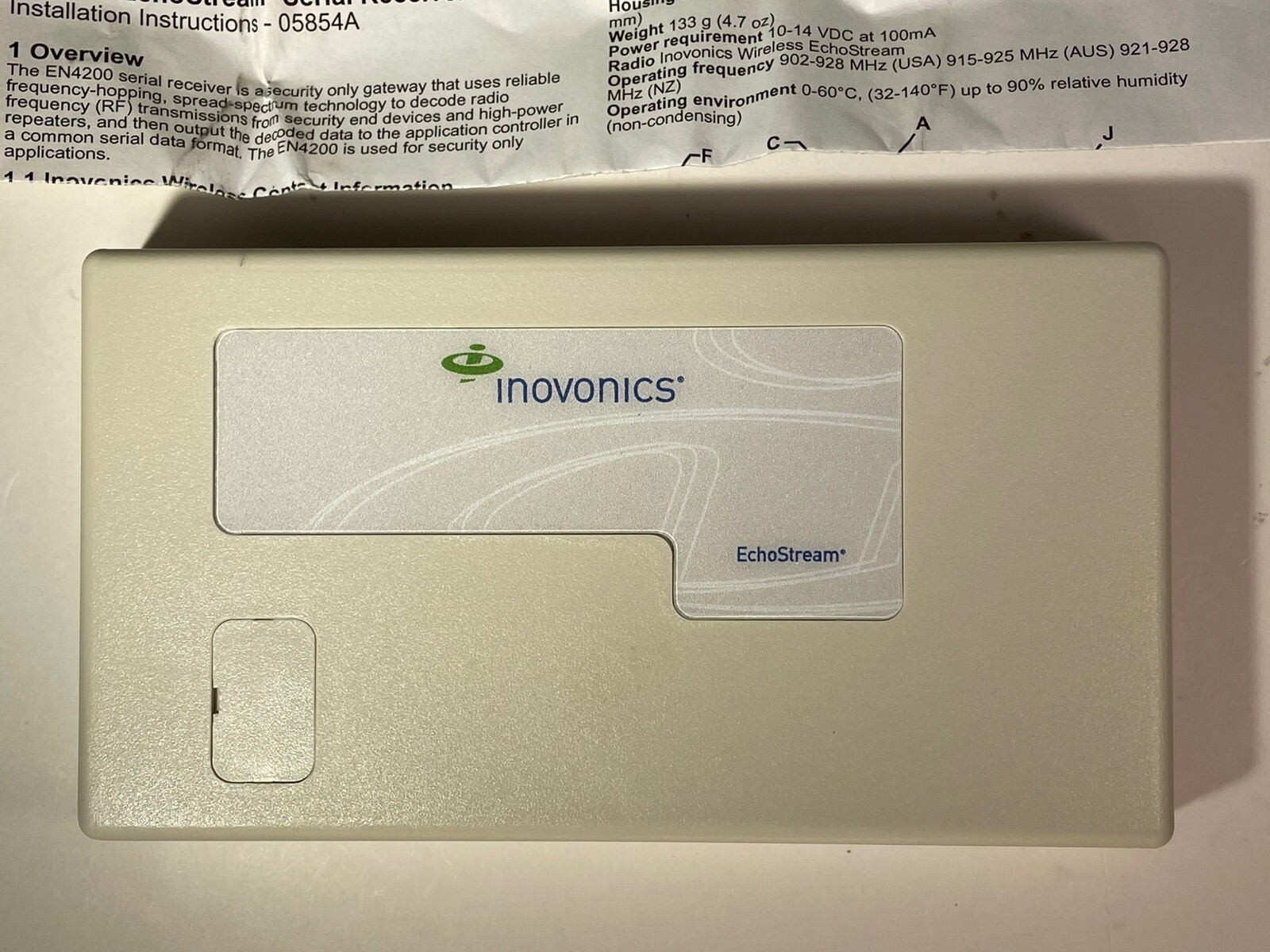 Inovonics EN4200 Security only serial receiver