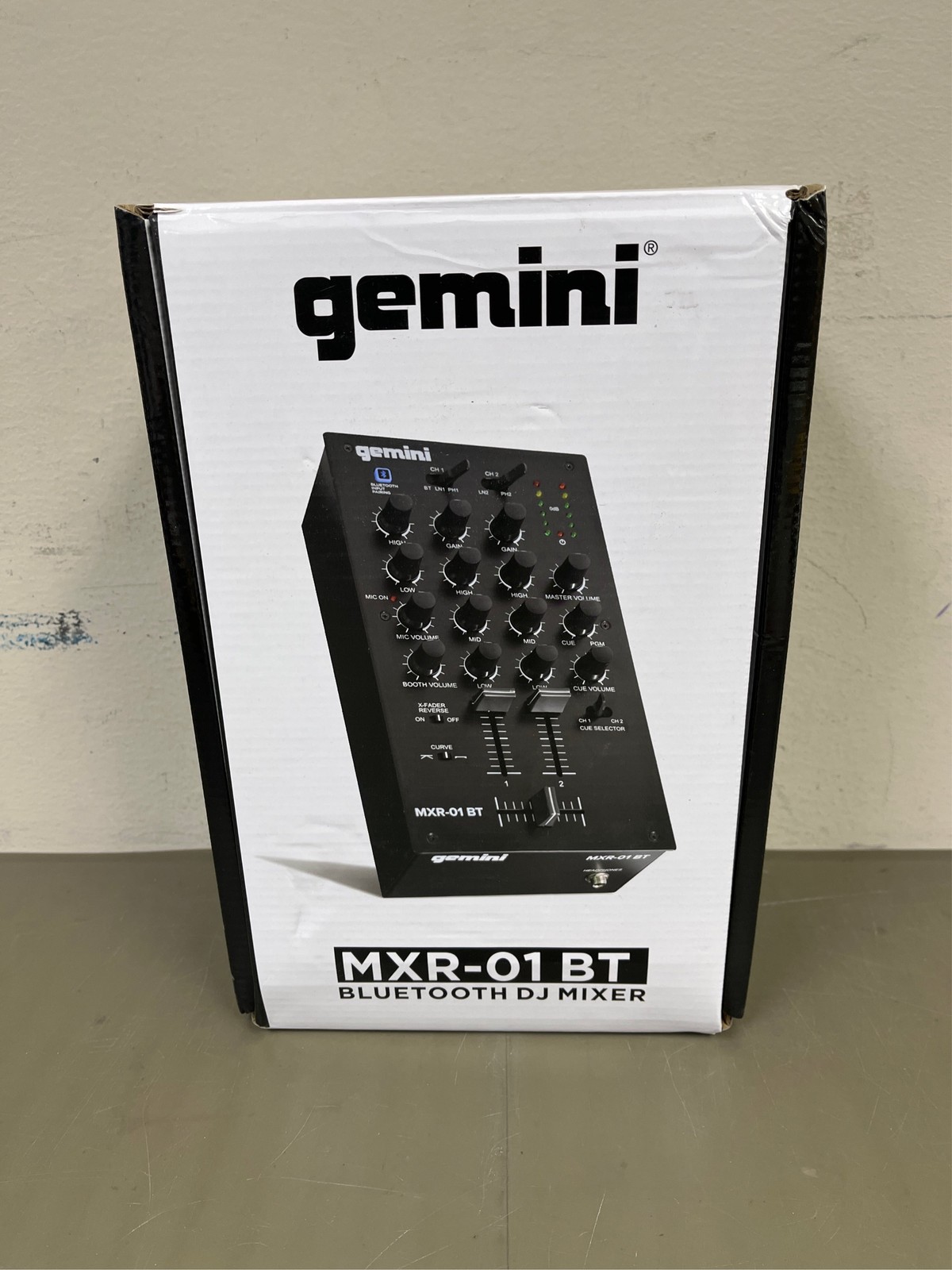 MXR-01BT 2-Channel Professional DJ Mixer with Bluetooth Input 2