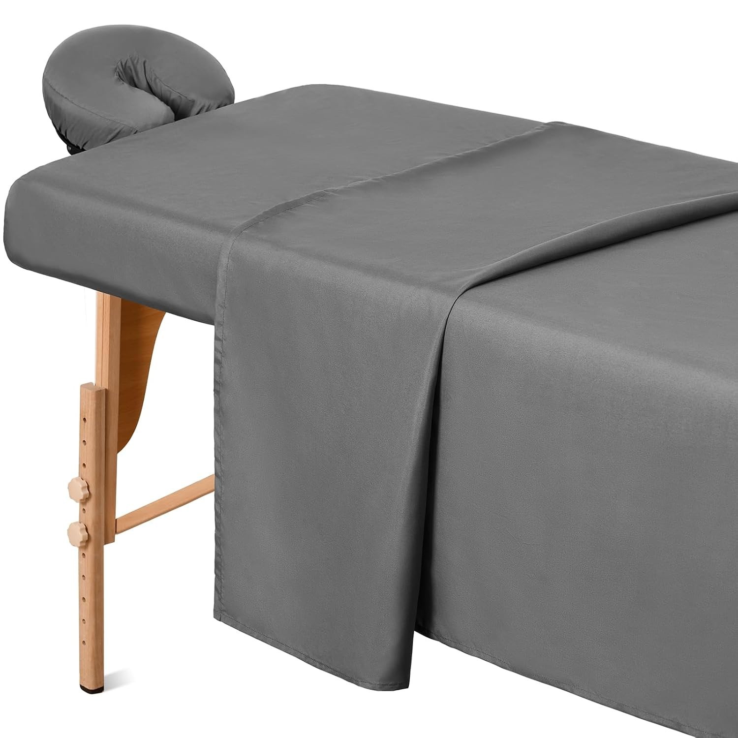 3-Piece Professional Massage Table Sheet Set - Soft Microfiber & Stain Resistant