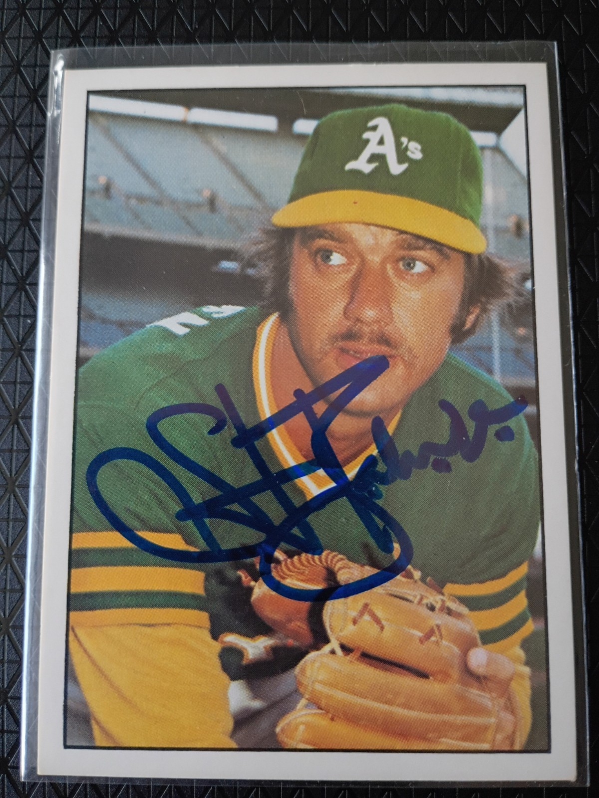 Stan Bahnsen Autographed SSPC Card Oakland A's Pitcher