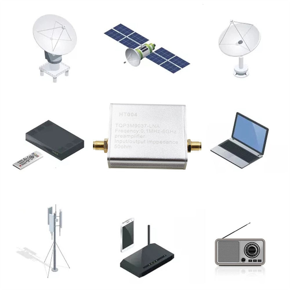 For RF & Software Defined Radio SDR 100K-6GHz Low Noise Amplifier 20dB
