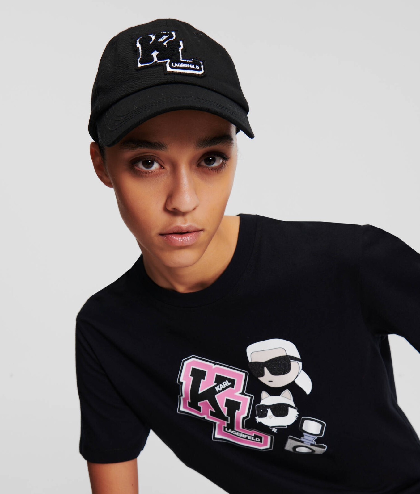 Karl Lagerfeld Unisex Adjustable Baseball Cap One Size, Iconic Logo, Stylish Fit